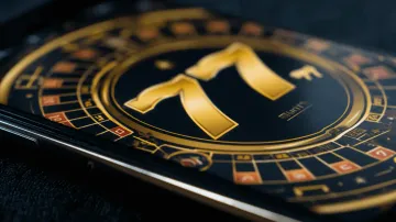 77ABC Mobile App — Your complete hub for casino and sports A man focused on his laptop with live stats in the background, highlighting the dedicated sports and gaming features of the 77ABC mobile app.